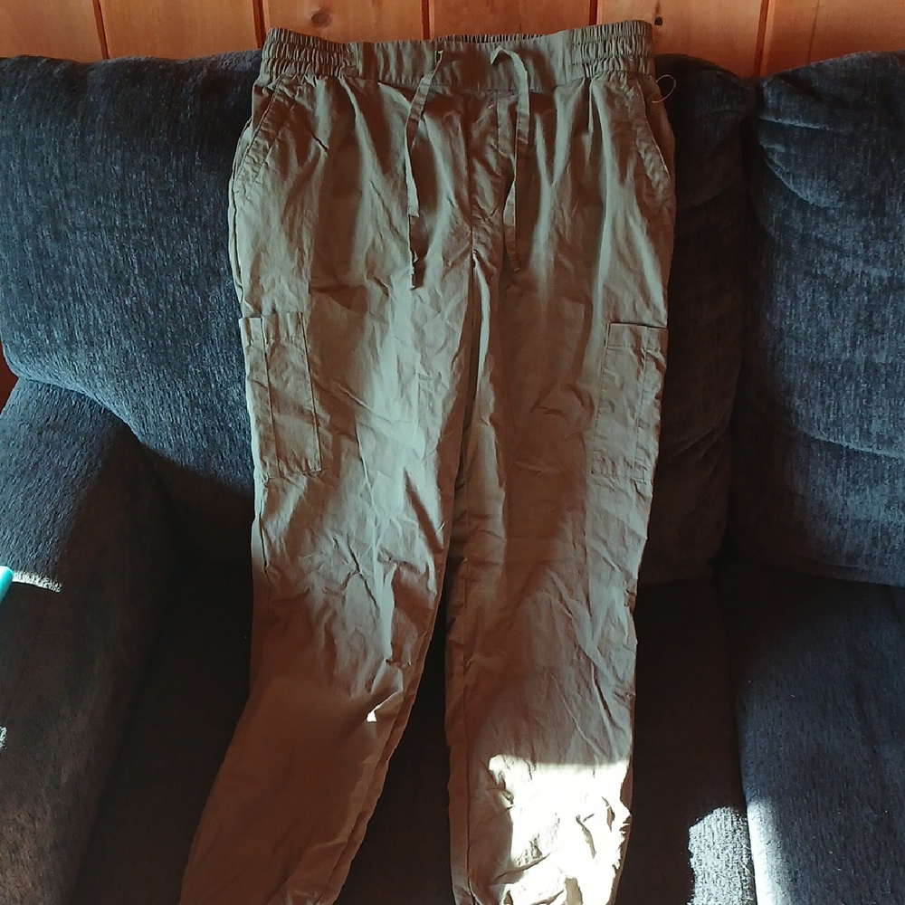 Old Navy Women's Olive Green Track Pants